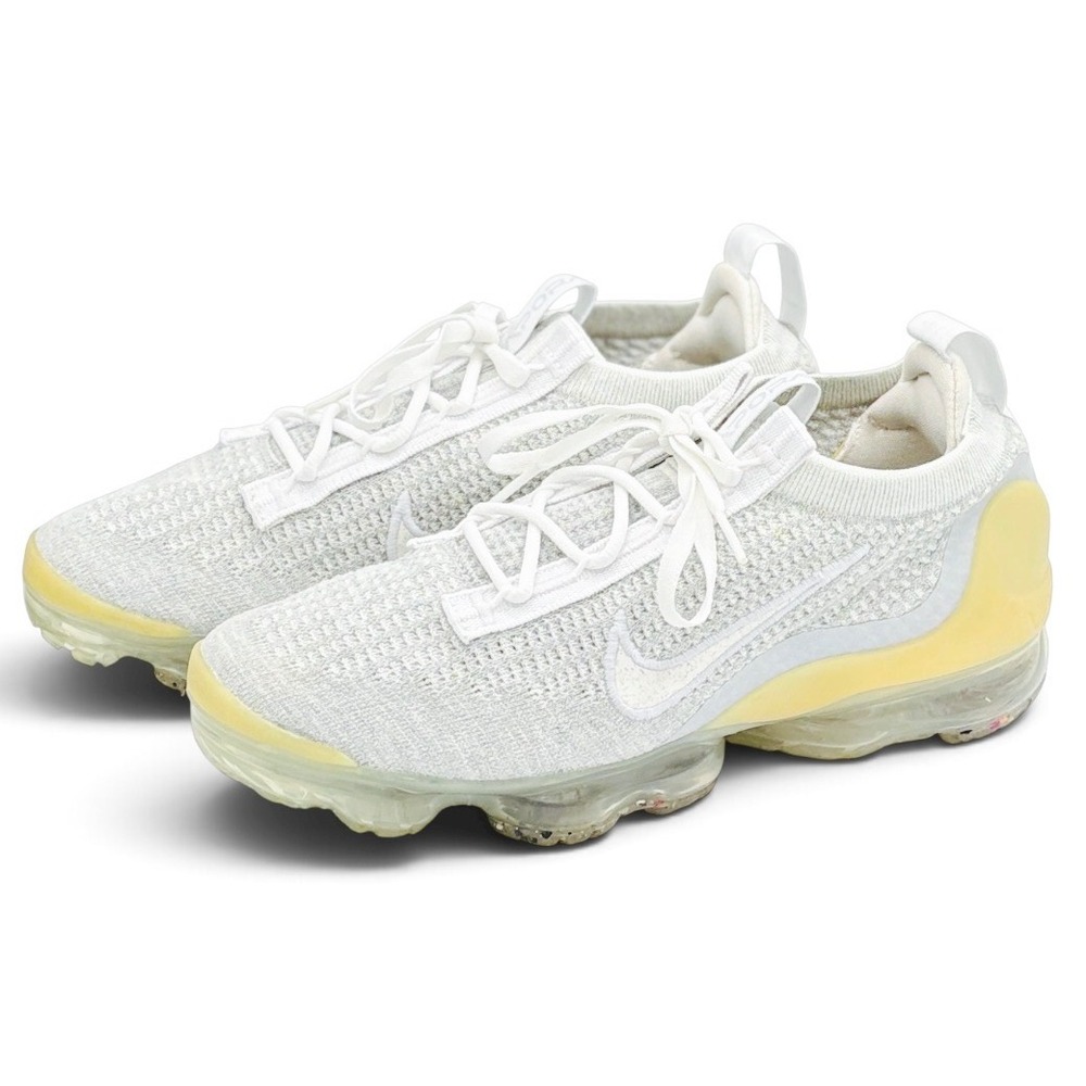 Nike Air VaporMax 2021 FK Women 7.5 White Pure Platinum Running Shoes DC4112-100